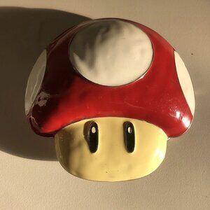 Super Mario 1-Up Red Mushroom Belt Buckle Retro Gamer Cosplay Nintendo
